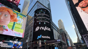 Nylas billboard in Times Square